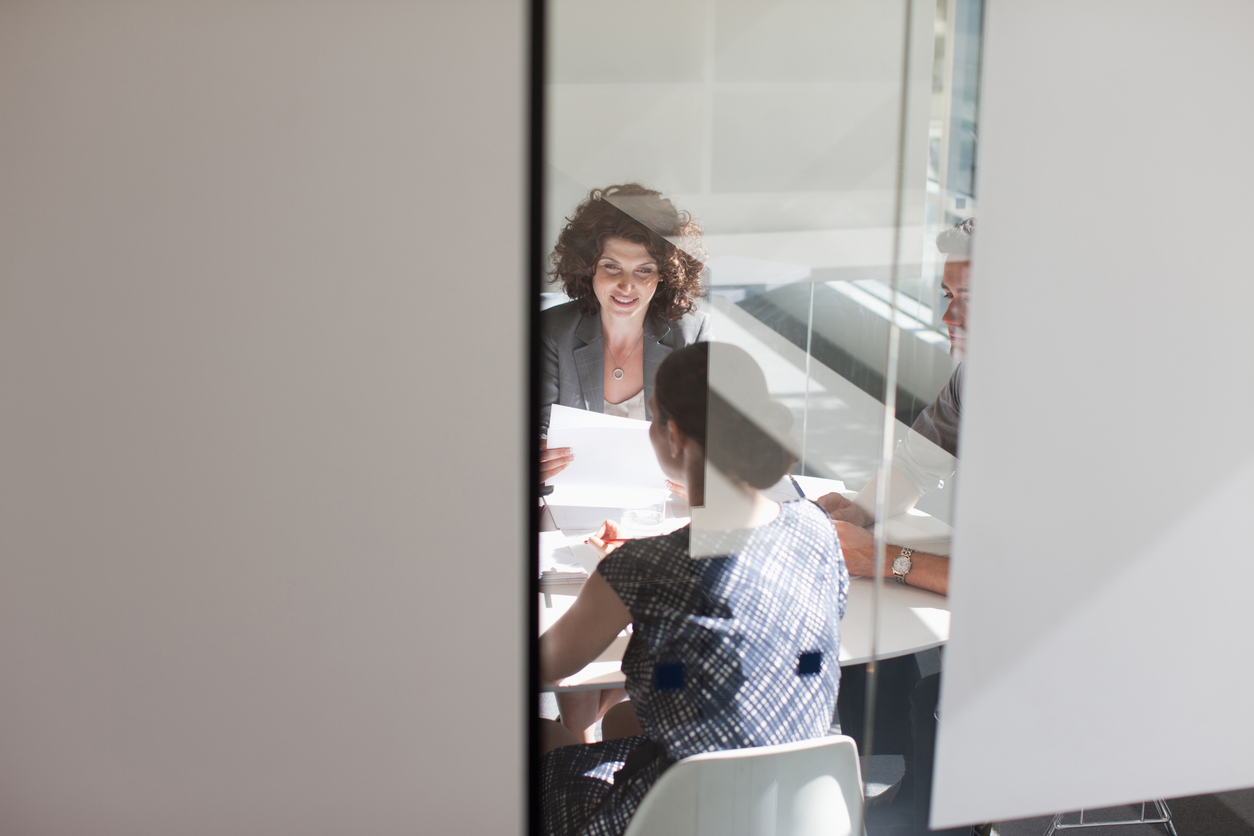 people in a business meeting 