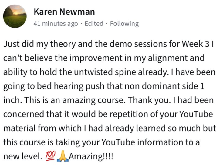 Positive feedback about get gymnast feet course