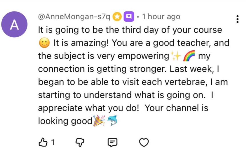 Positive feedback about get gymnast feet course