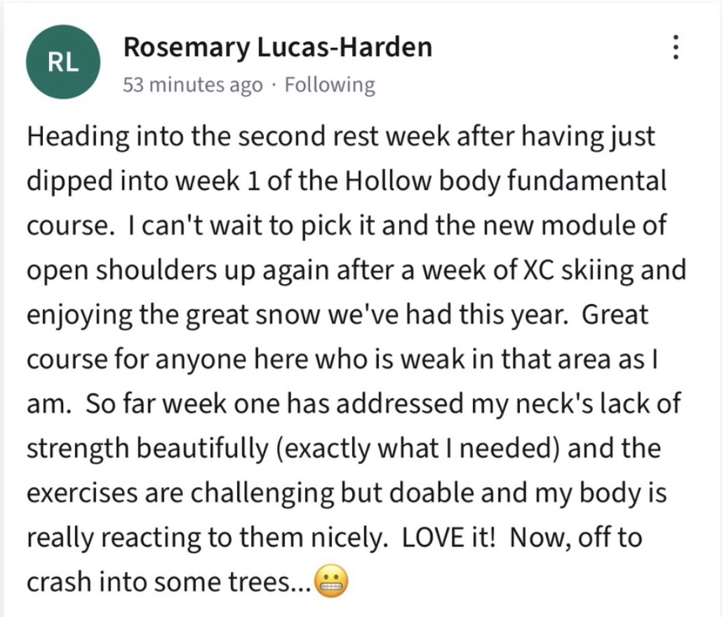 Positive feedback about get gymnast feet course