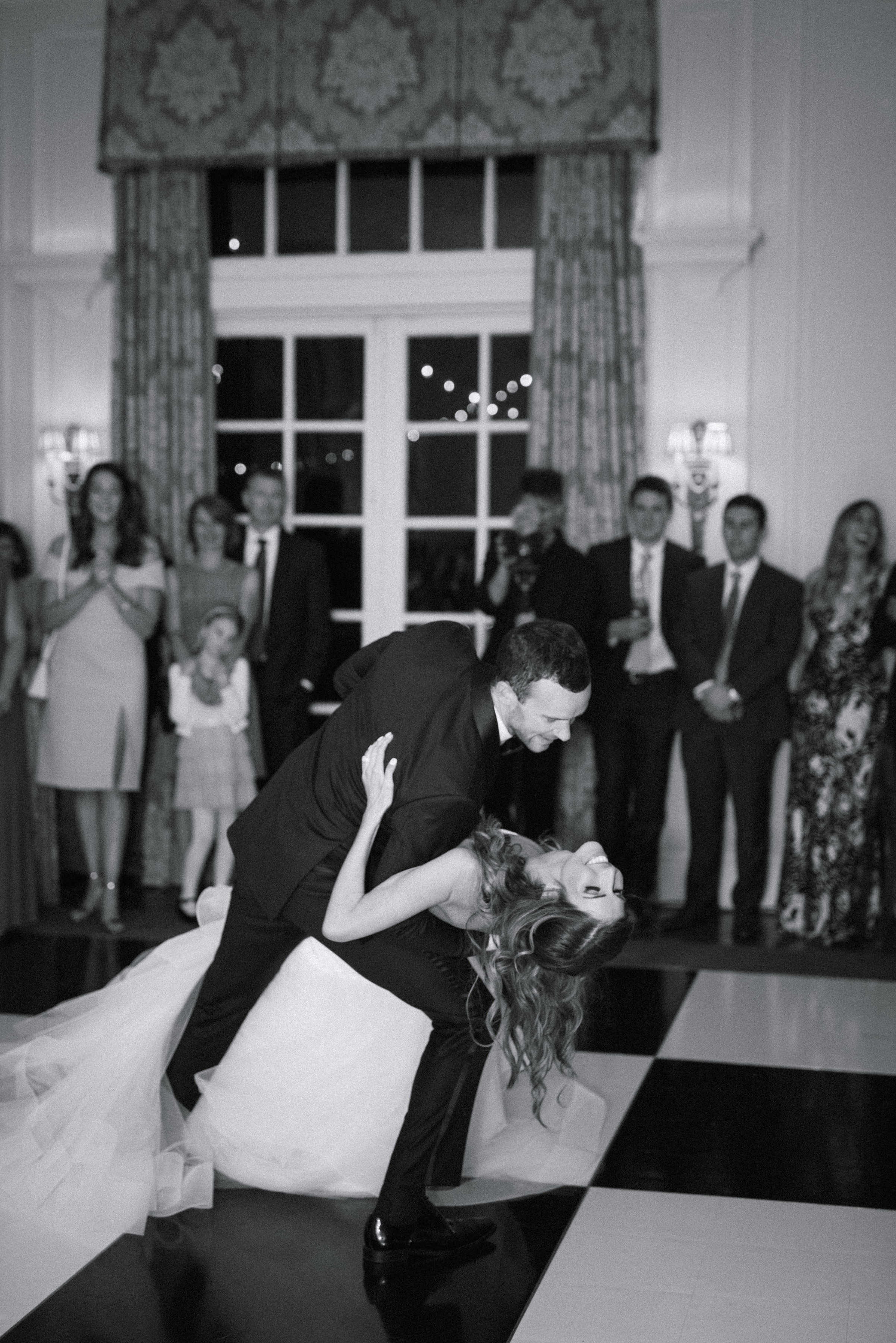 Lauren & Zach, Cathy Durig Photography, Duke Mansion Charlotte wedding dip
