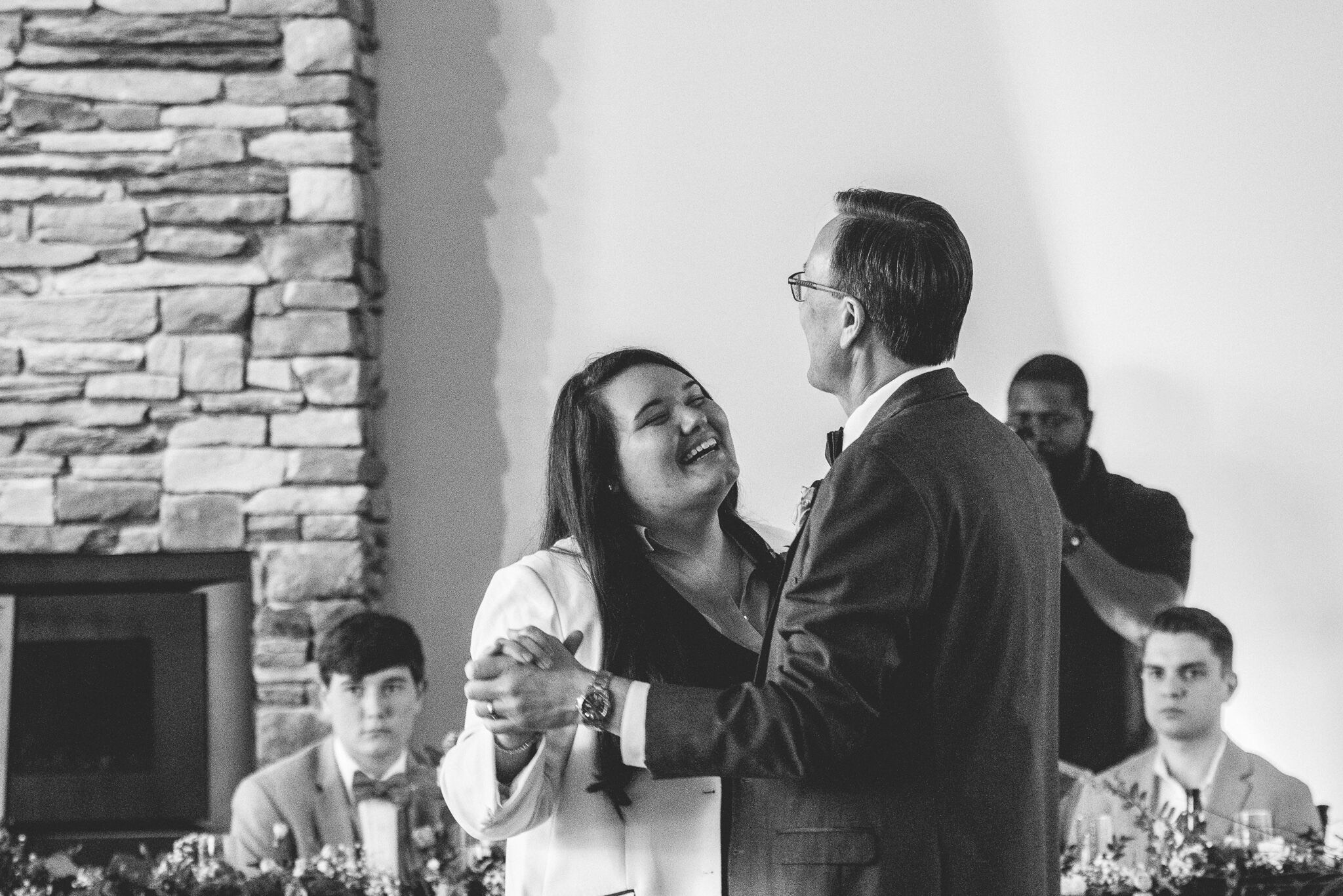 Jaclyn & Dustin, Sean Money Elizabeth Faye Photography, The Cedar Room Charleston, wedding dance kissing dip