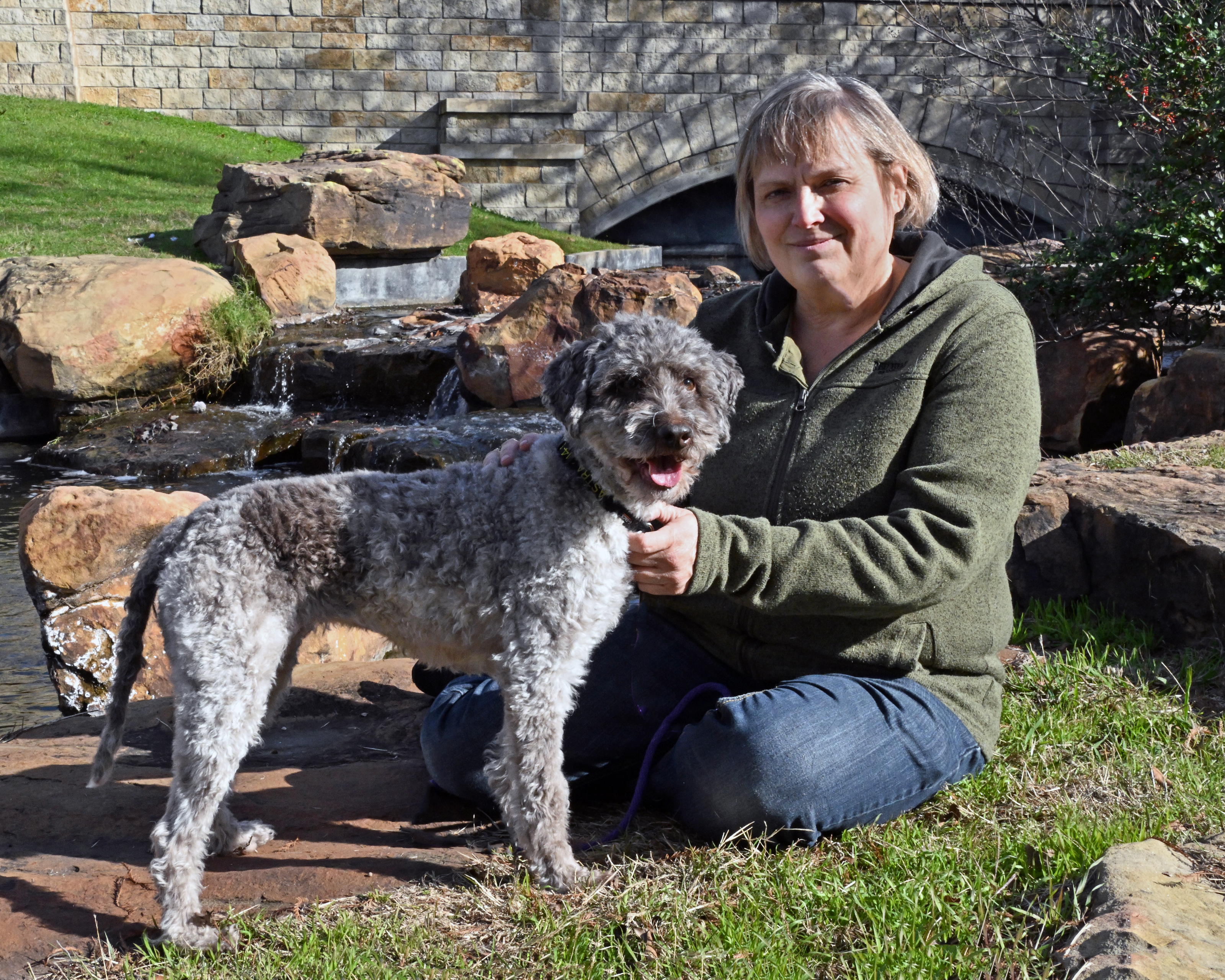 Ellen and her dog Astra