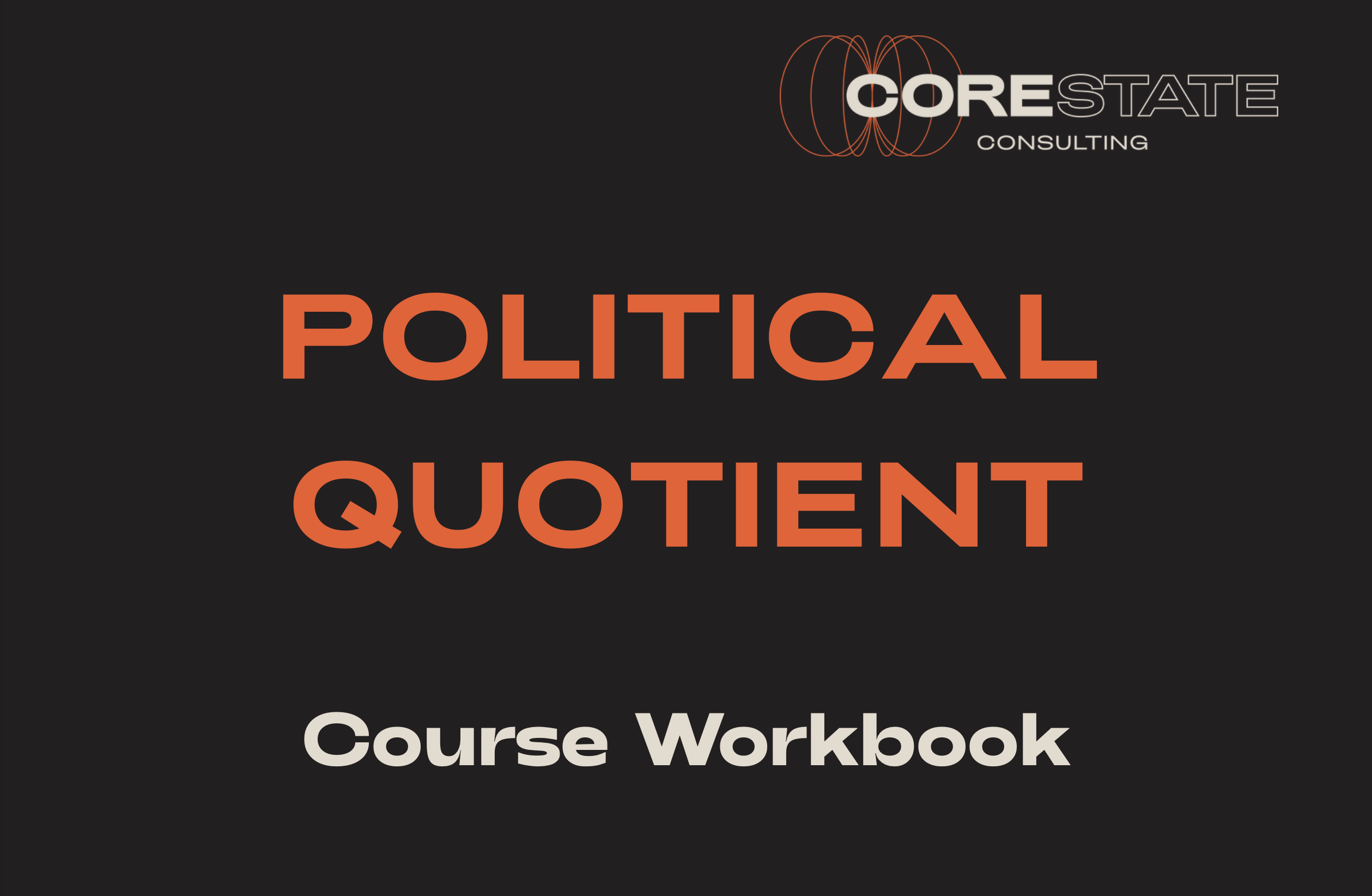 Cover of the course workbook