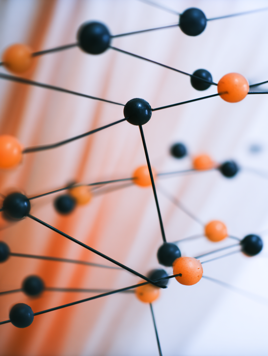 Abstract image of a network