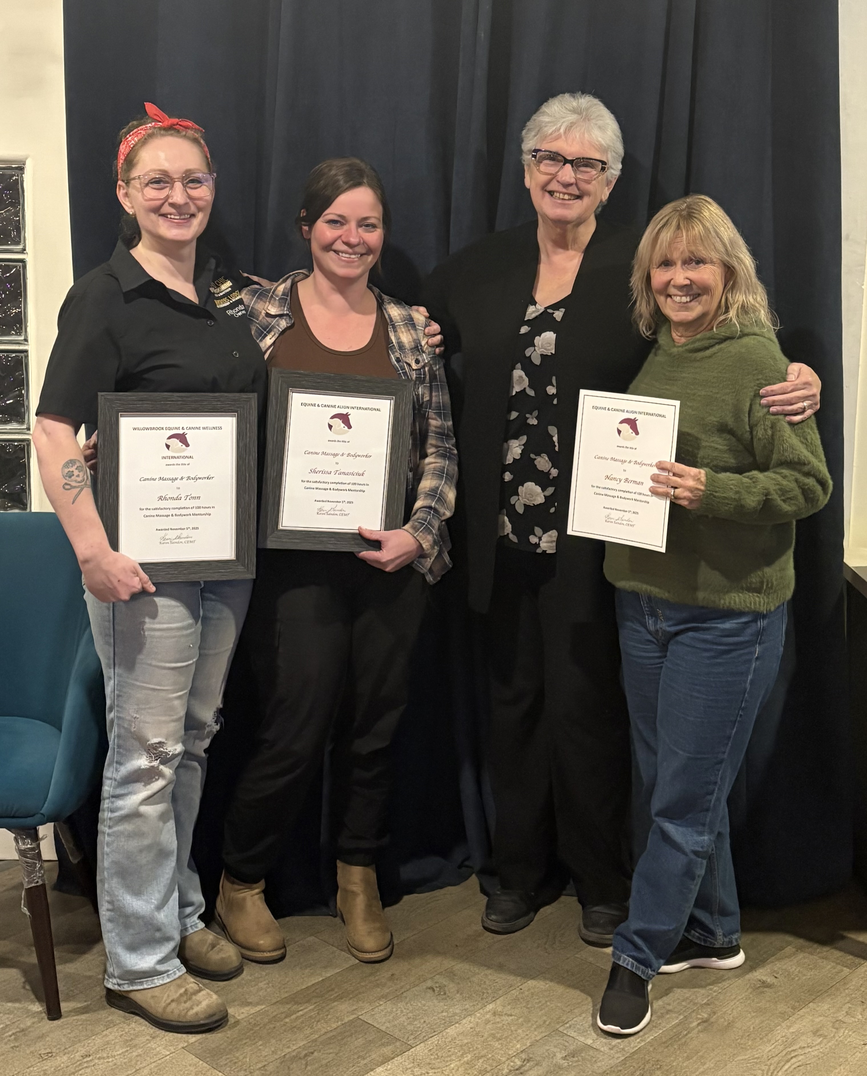 Certified canine bodywork training online