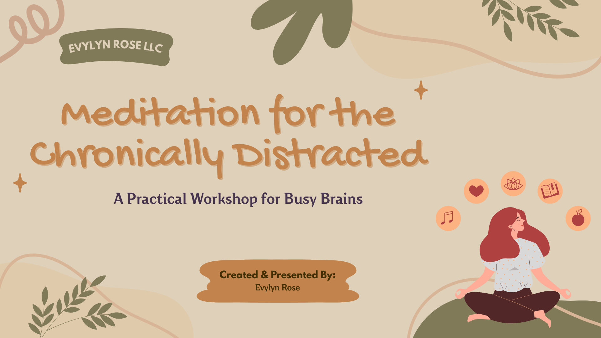 Screenshot of the workshop opening slide: 