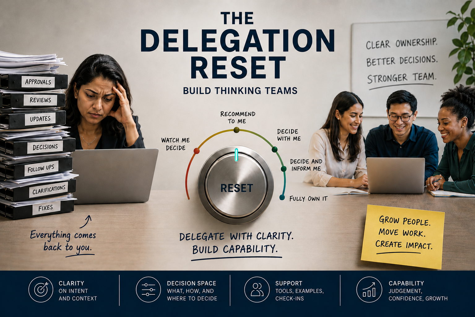 The Delegation Reset: Build Thinking Teams
