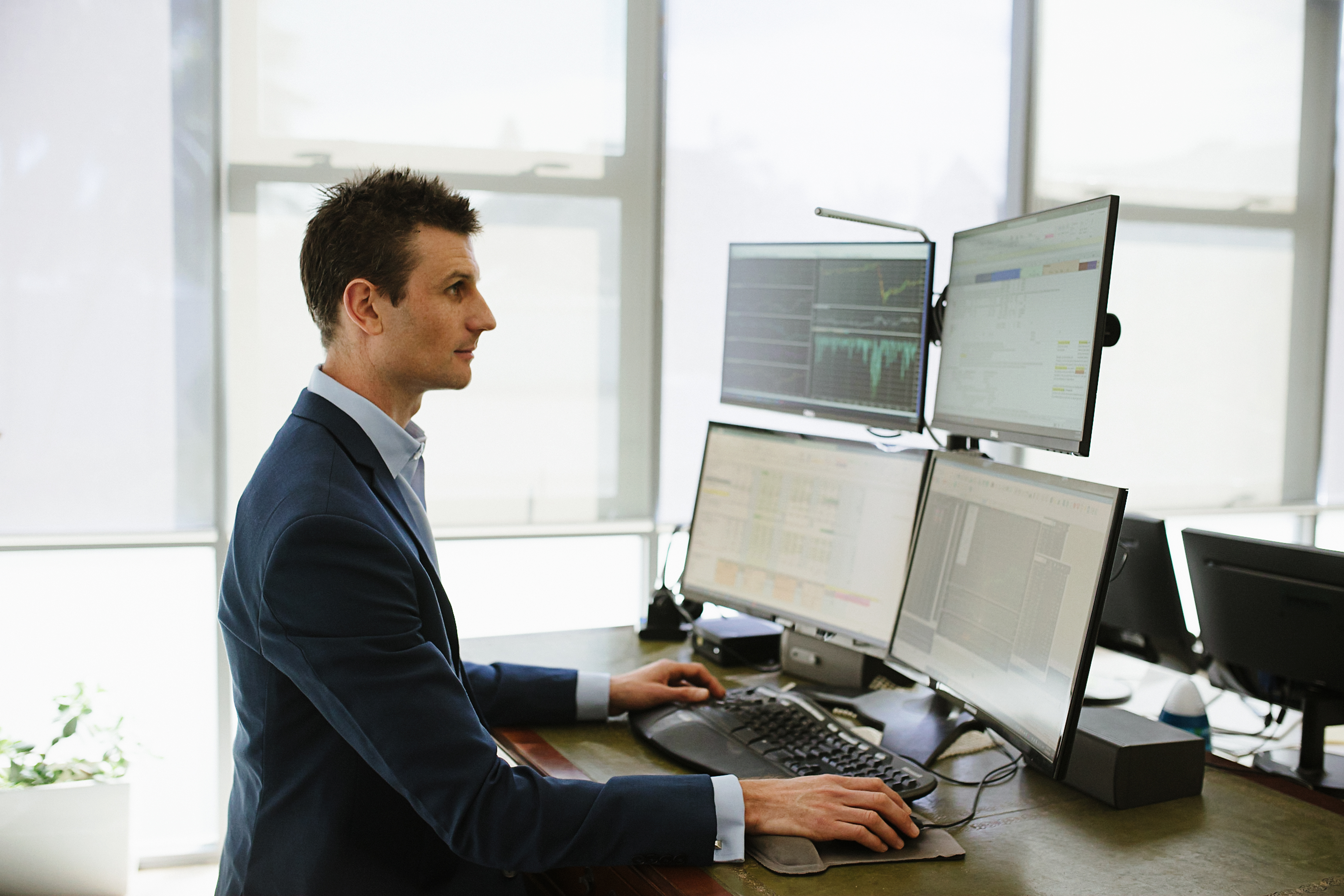 Christopher Hall at Trading Desk