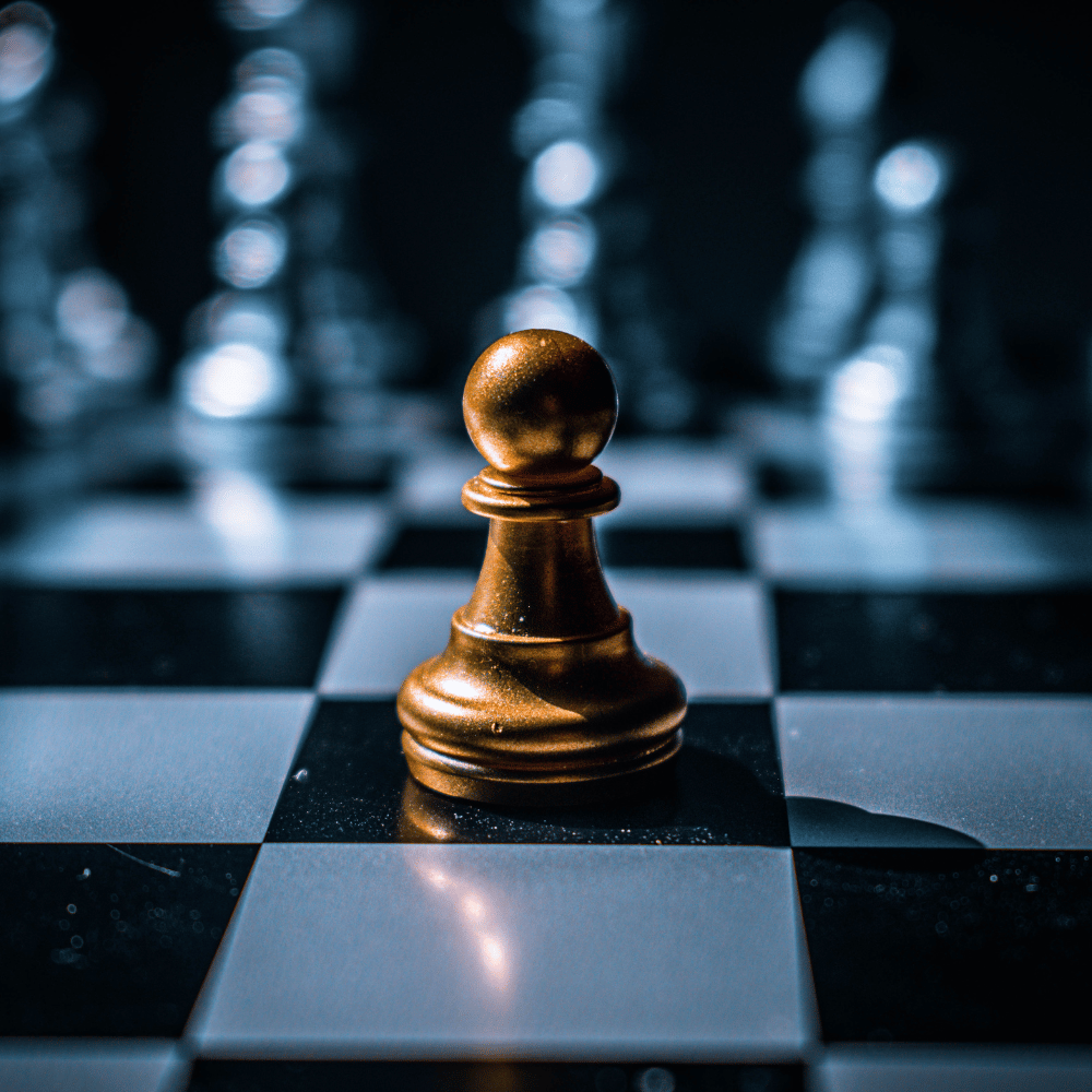 Golden chess piece depicting Retirement Fund Governance