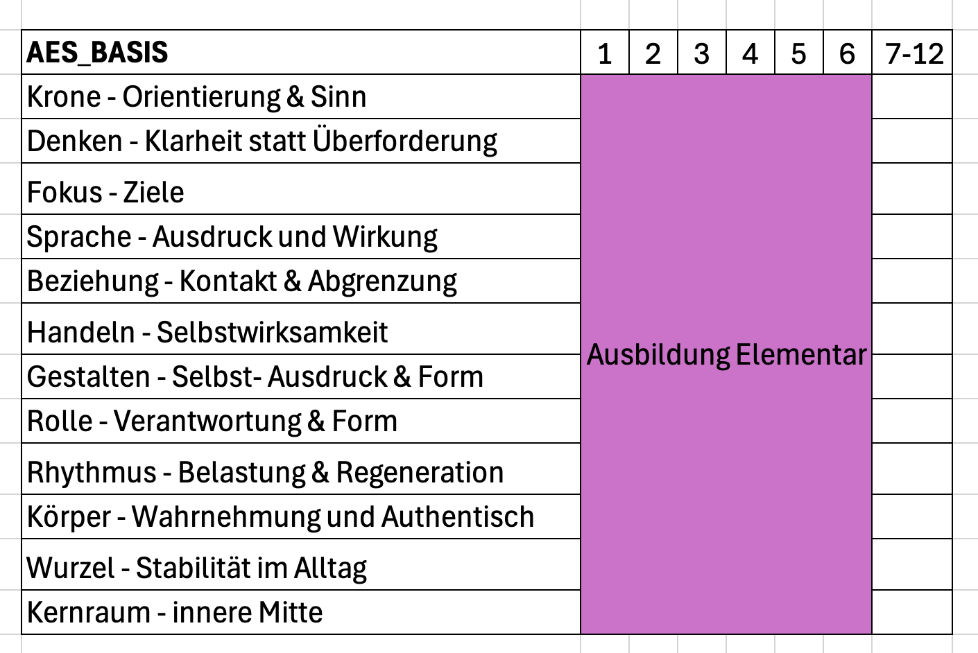 AES AL2-6 Basis Ausbildung