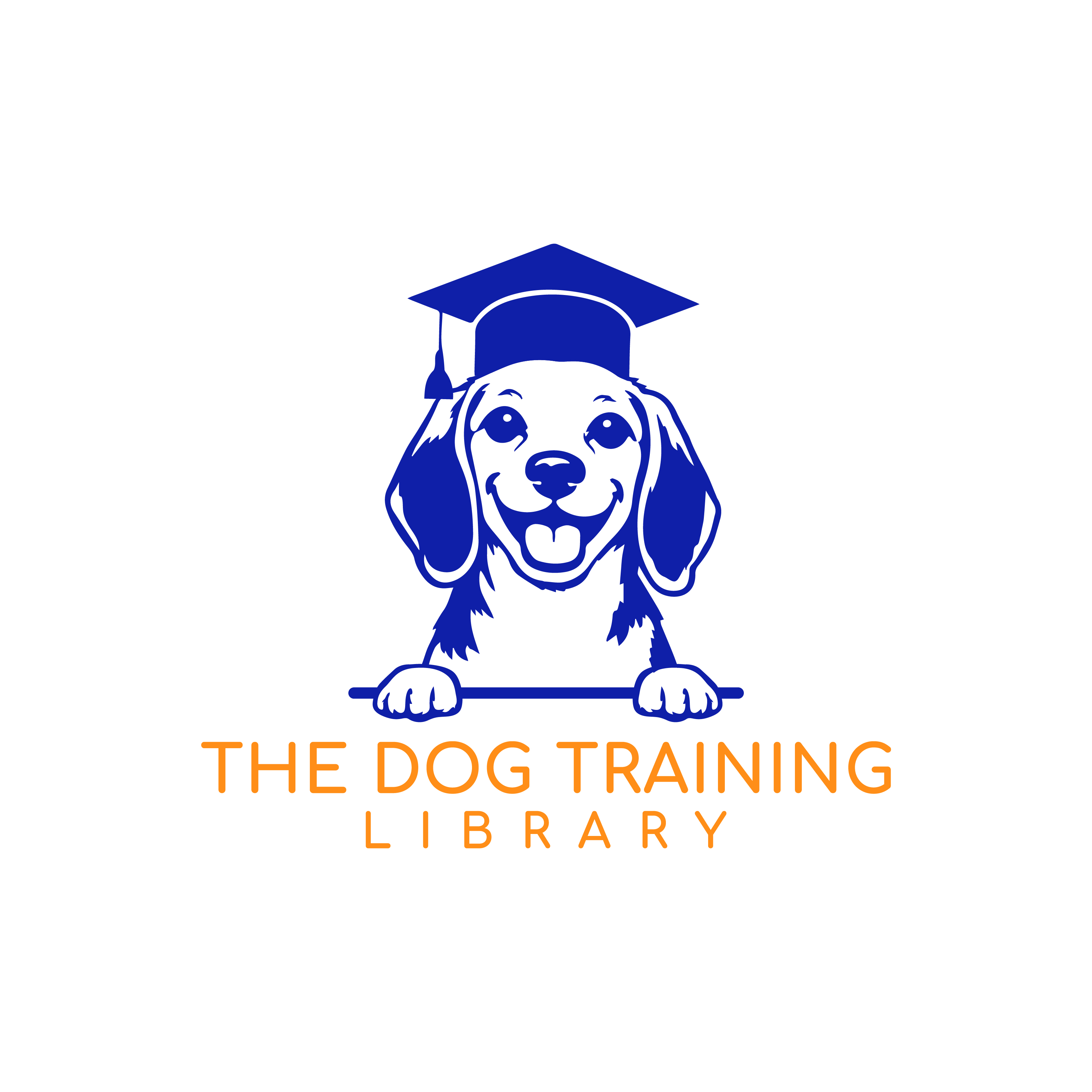 The dog training library logo
