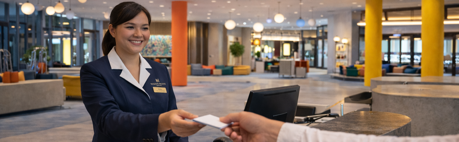 Hotel employee describing training impact