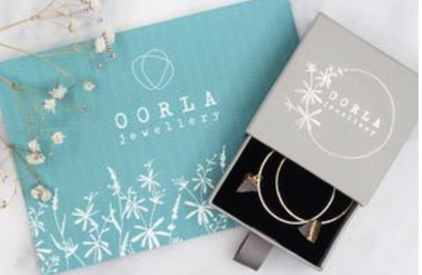 Photo of Oorla Jewellery earrings in branded gift box