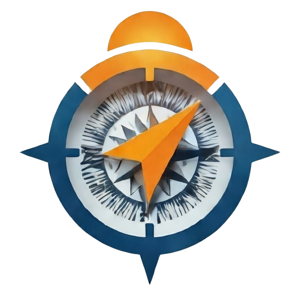 compass, logo