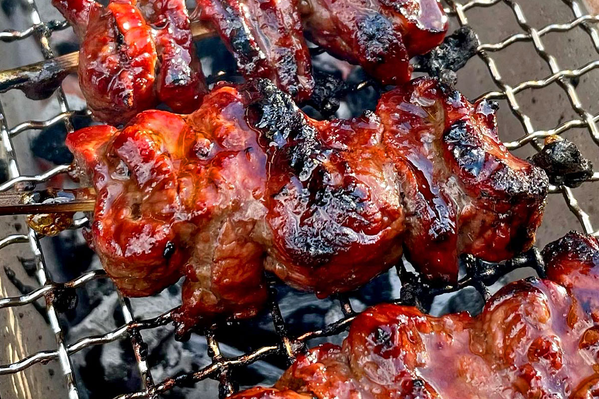 Japanese Beef on Konro grill.