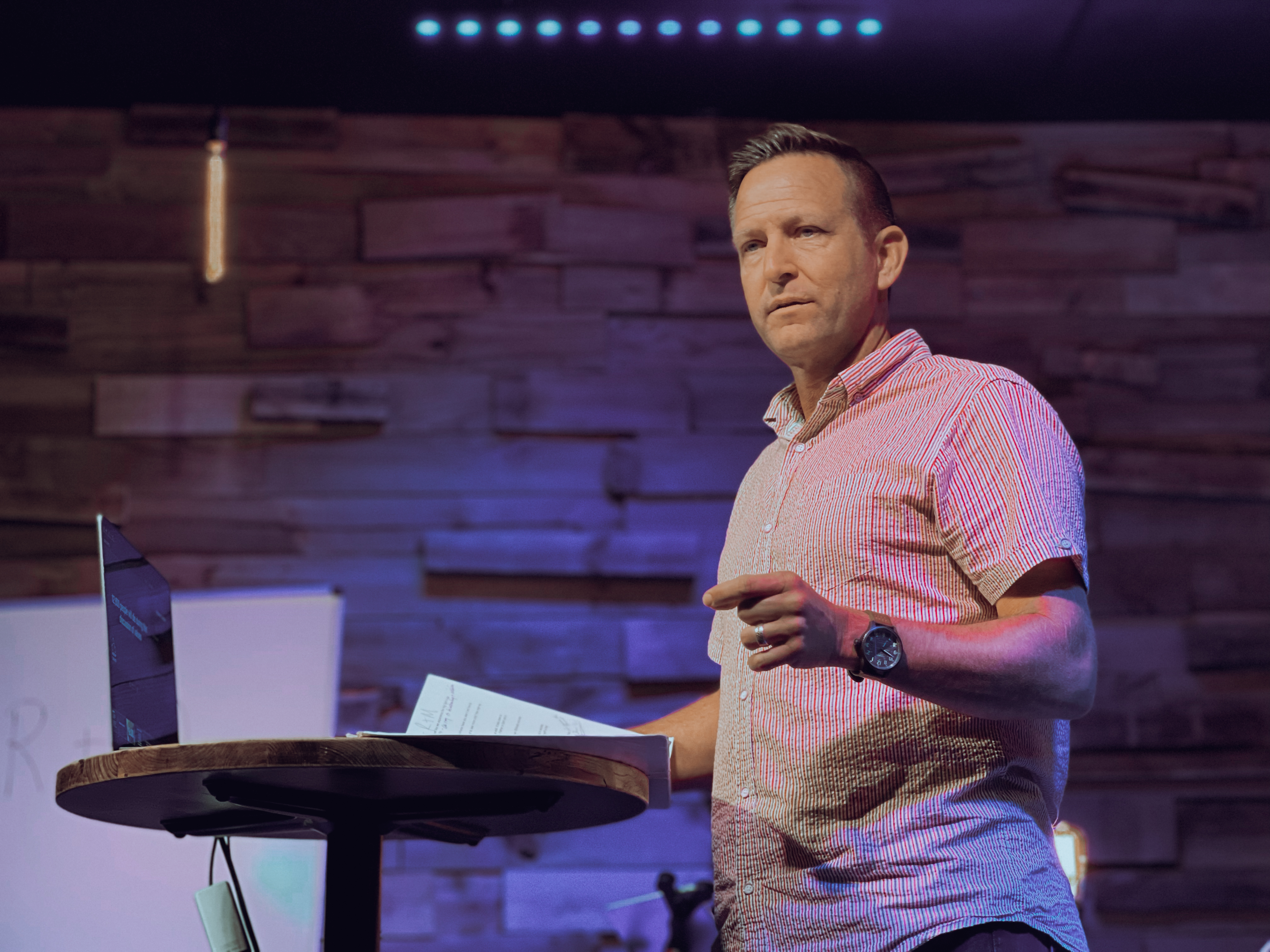 Austin Ryan teaching at a conference