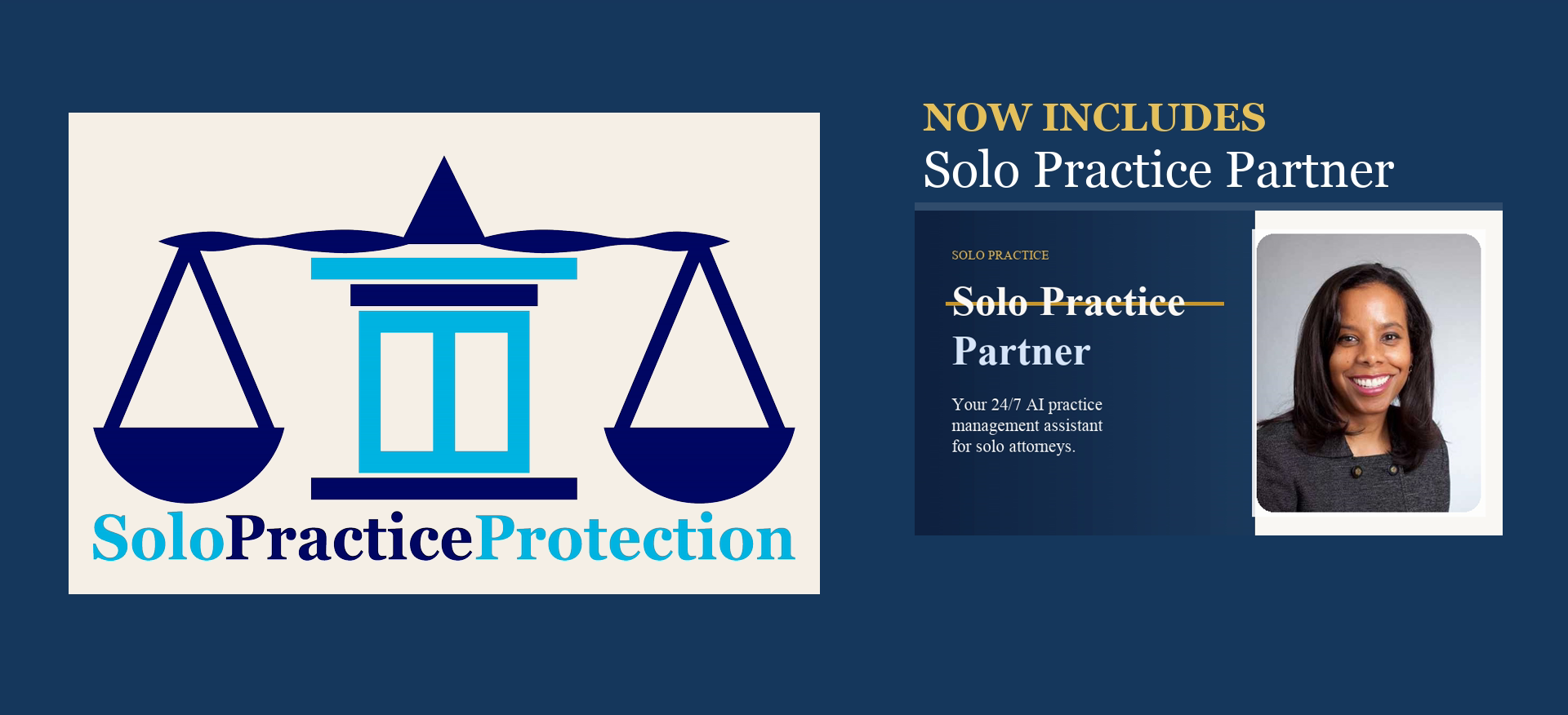 Solo Practice Protection and Solo Practice Partner product mockups
