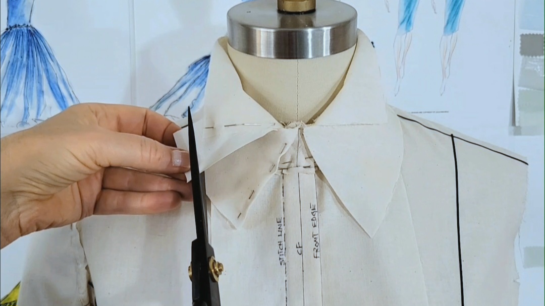 Couture Academy shirt toile