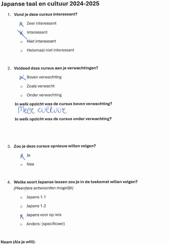 Cursist Japanse taal en cultuur