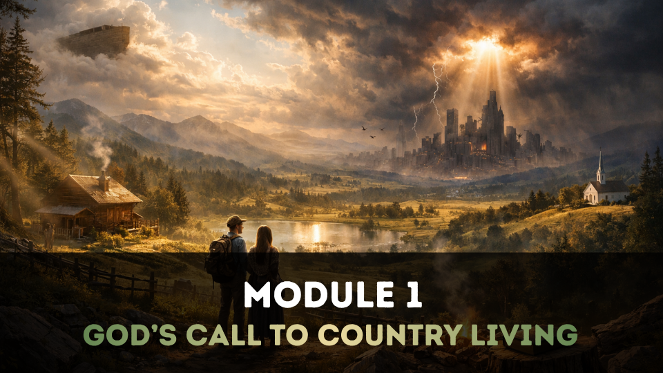 Module 1 - God's Call To Country Living