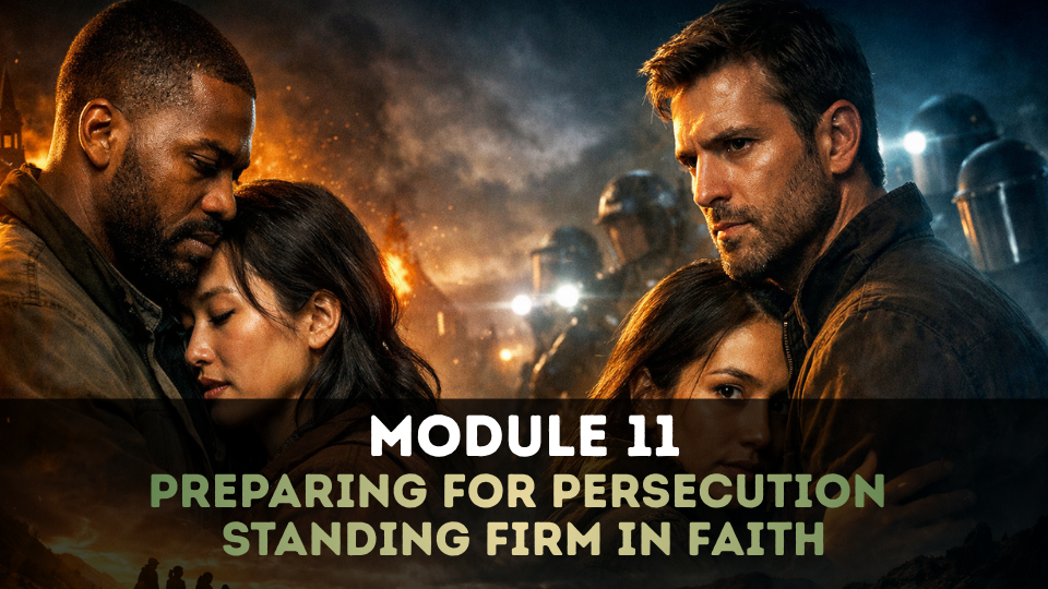 Module 11. Preparing For Persecution – Standing Firm in Faith.