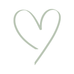 green heart outline create the life you love icon