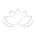 Inner peace lotus flower icon pale green Emma Hedley