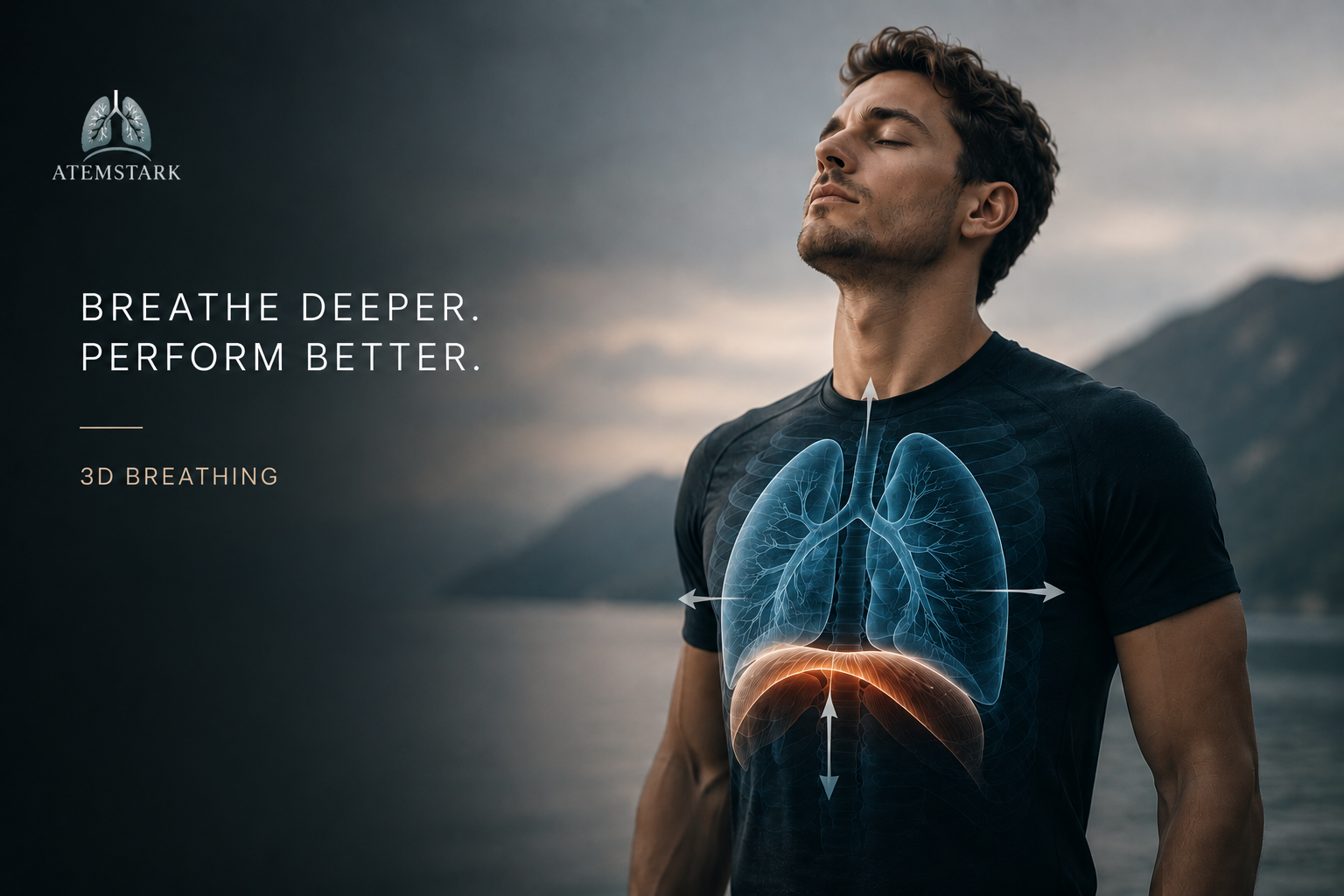 Proper use of the diaphragm and lungs