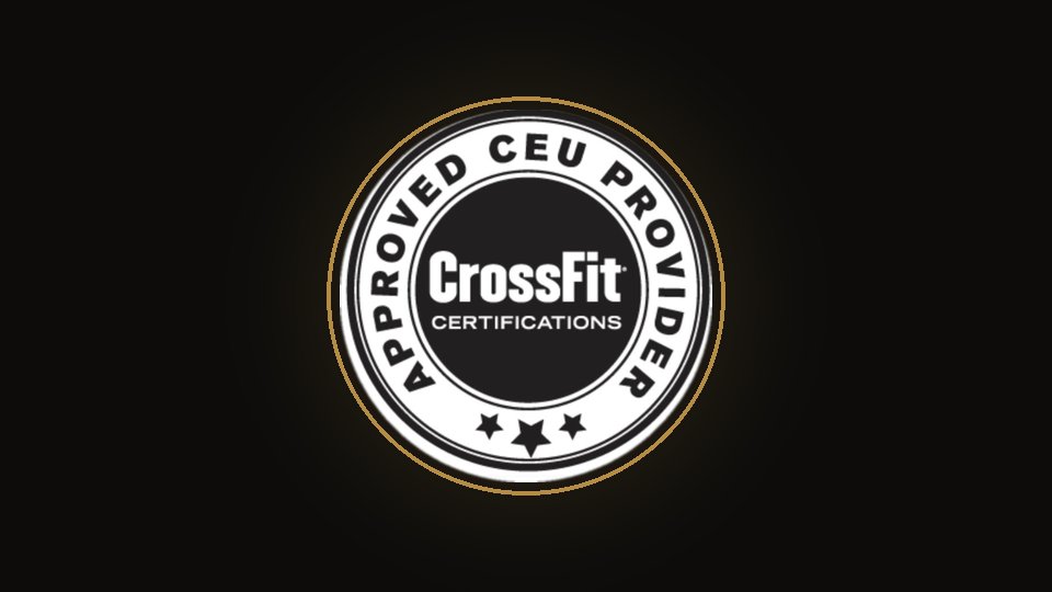 CrossFit Approved CEU Provider seal