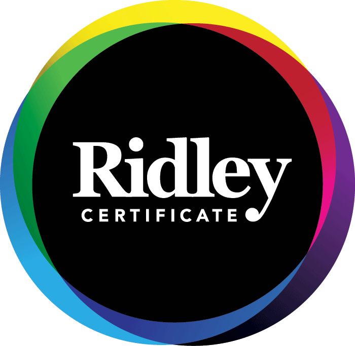 Ridley Certificate Ridley Certificate