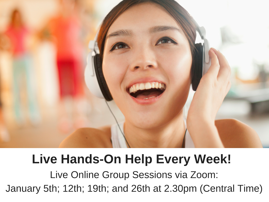 Live Online Group Sessions, Weekly Live Online Group Sessions, Weekly