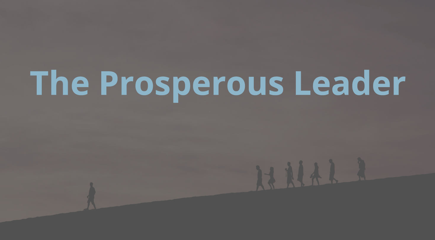The Prosperous Leader Course The Prosperous Leader Course