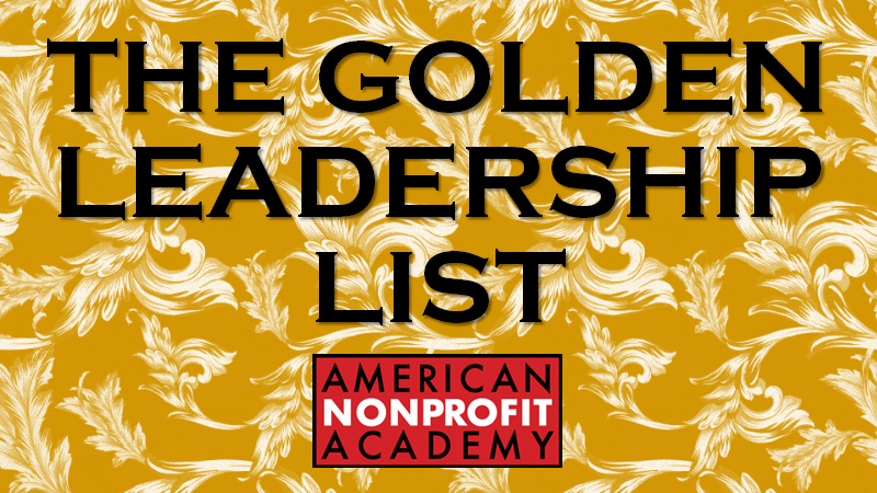 The Golden Leadership List The Golden Leadership List