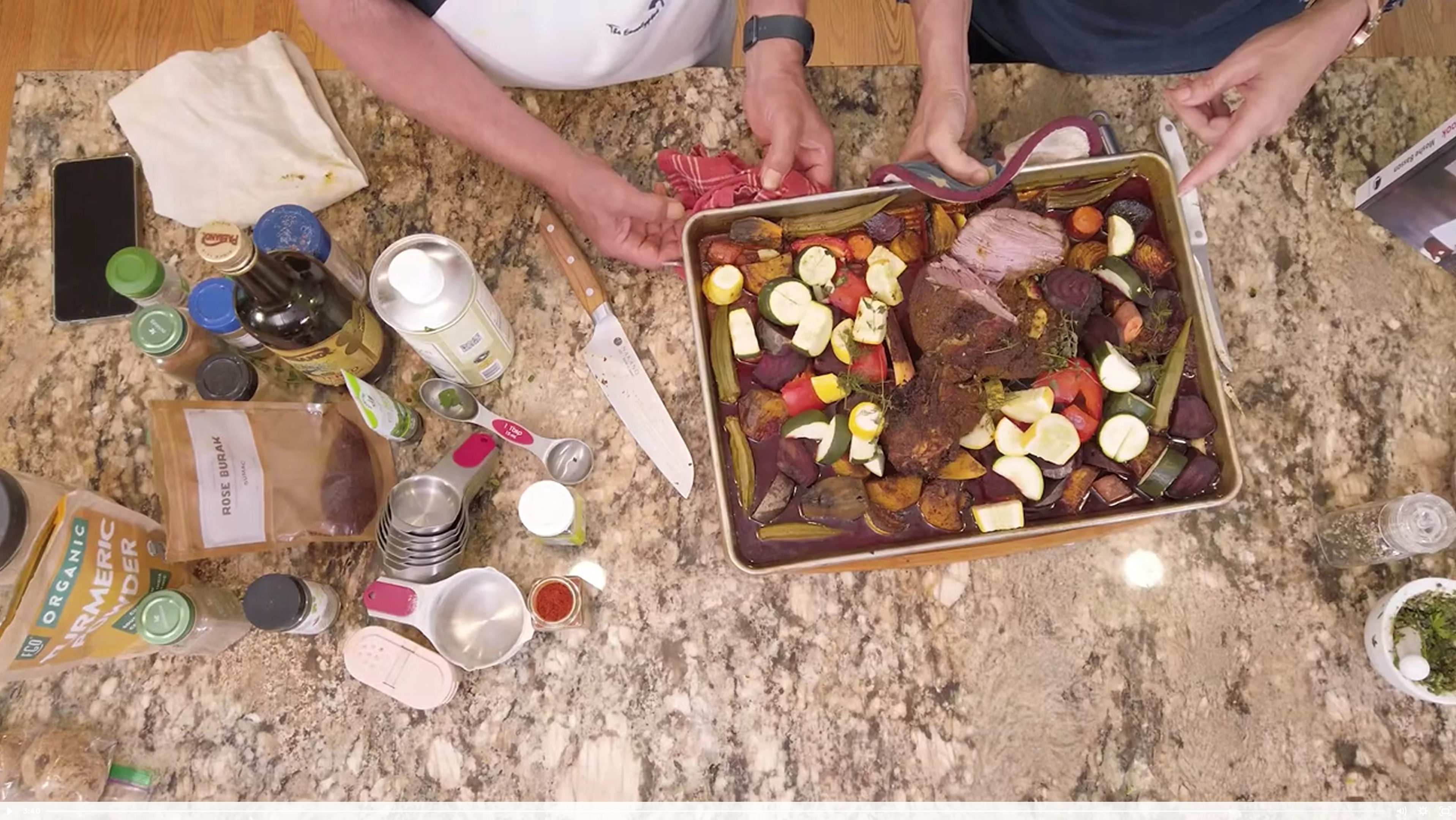 Cooking Delicious Biblical Lamb in Taste of Israel Online Class