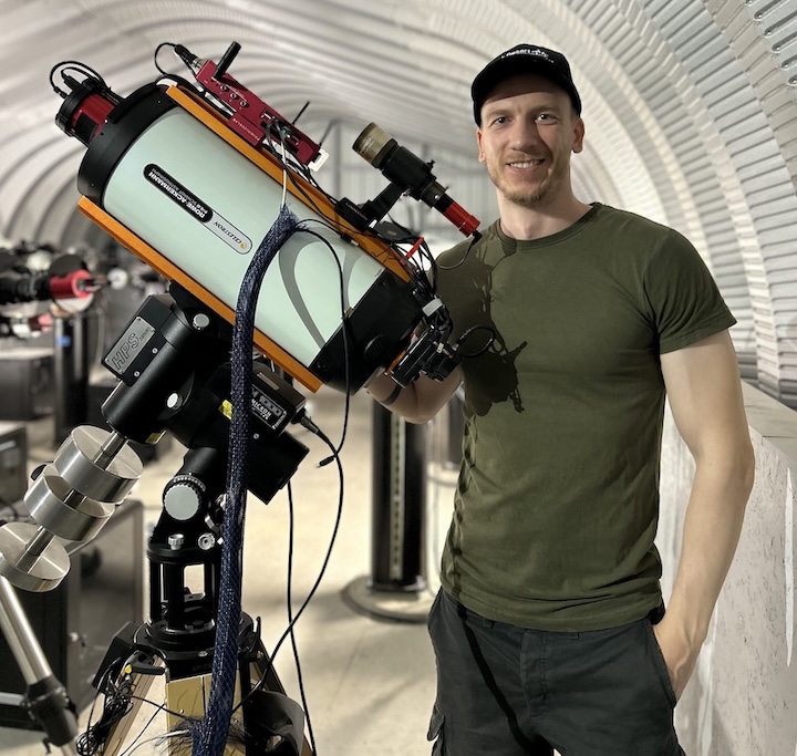 Antoine Grelin and RASA 8 Telescope