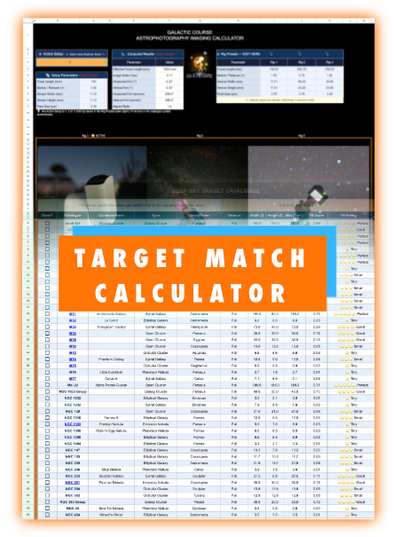 Target Match Calculator by Galactic Hunter