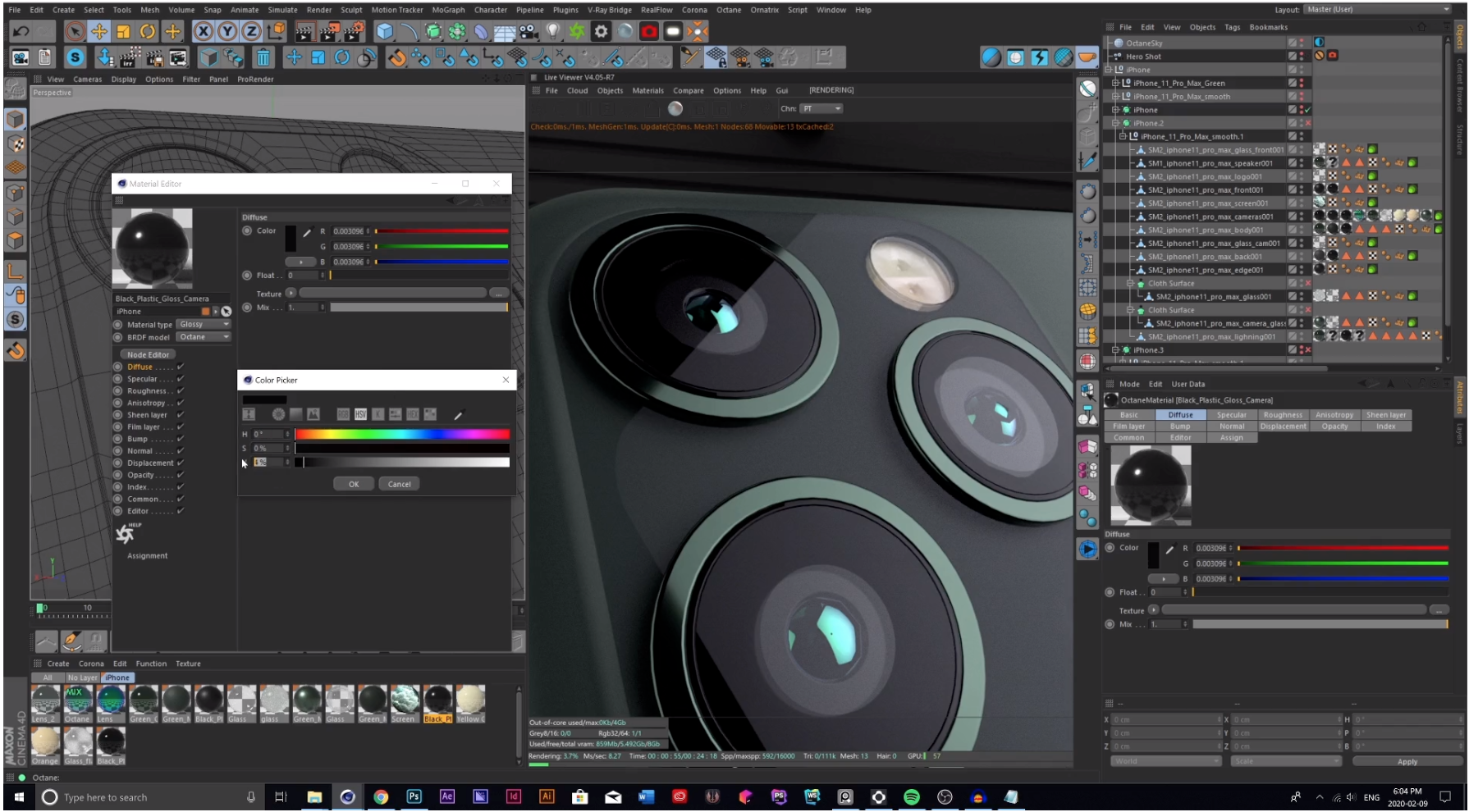 Octane render settings - greemobile