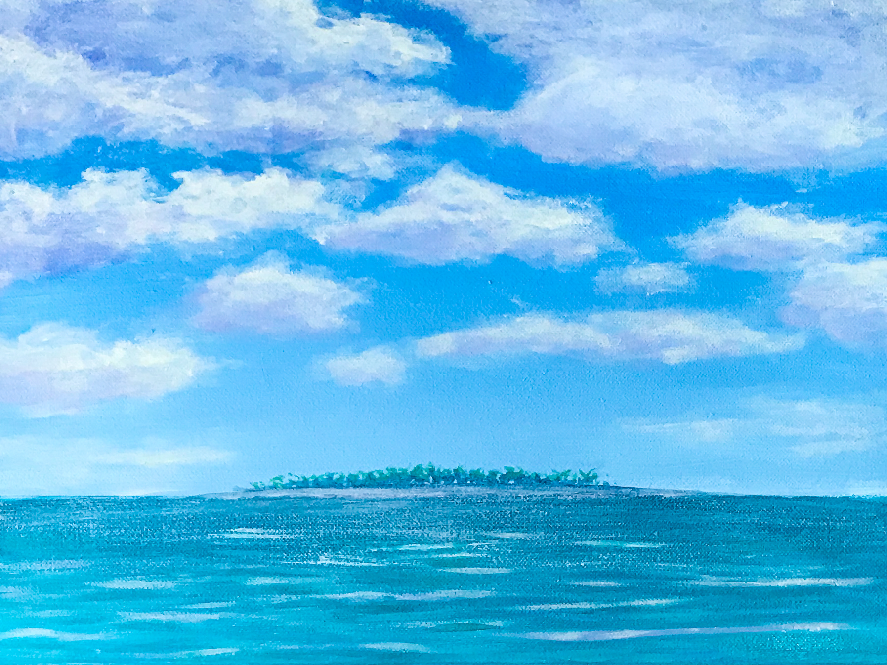 Paint Sensational Skies, Cloud Workshop in Acrylics
