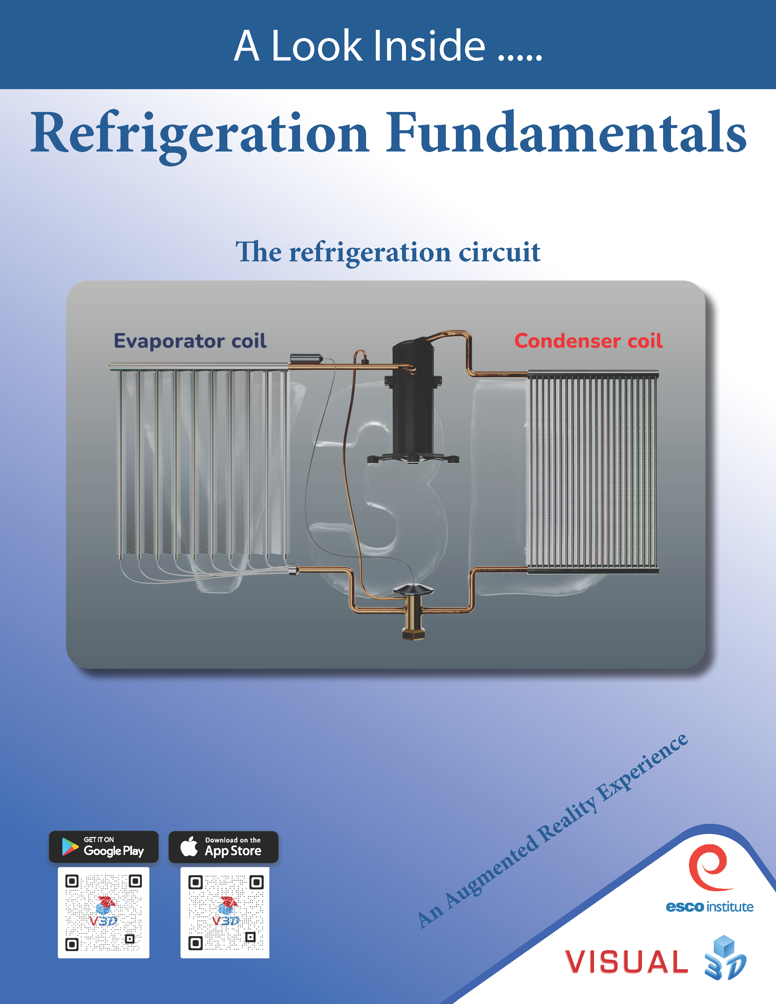 Book cove showing a refrigeration circuit. 