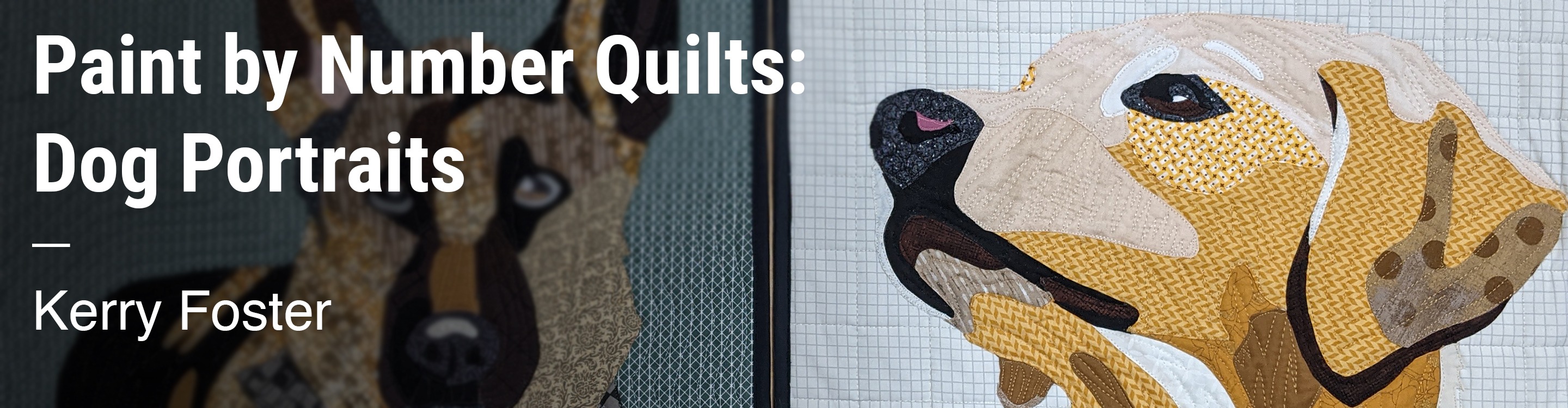 Paint By Number Quilts Dog Portraits