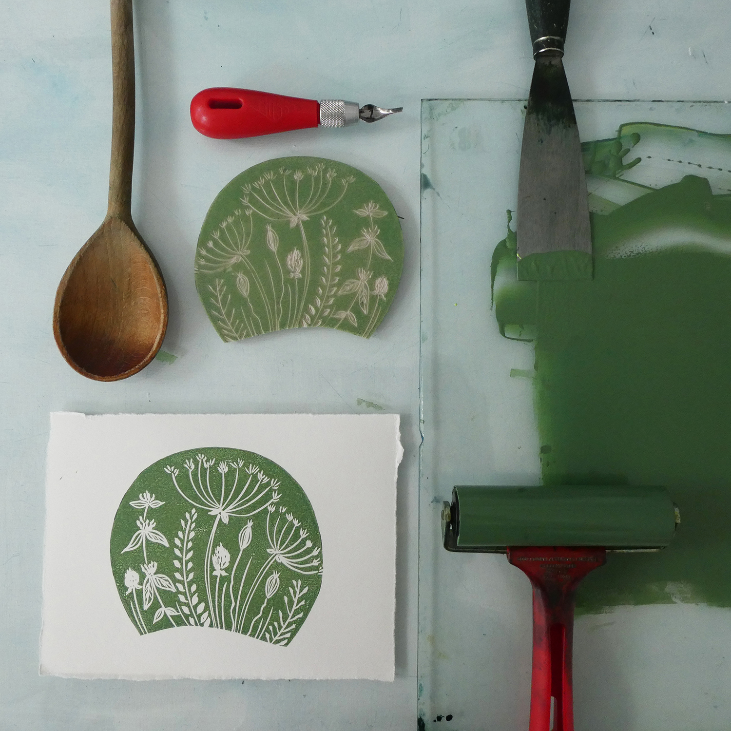 How to make a linocut print for beginners