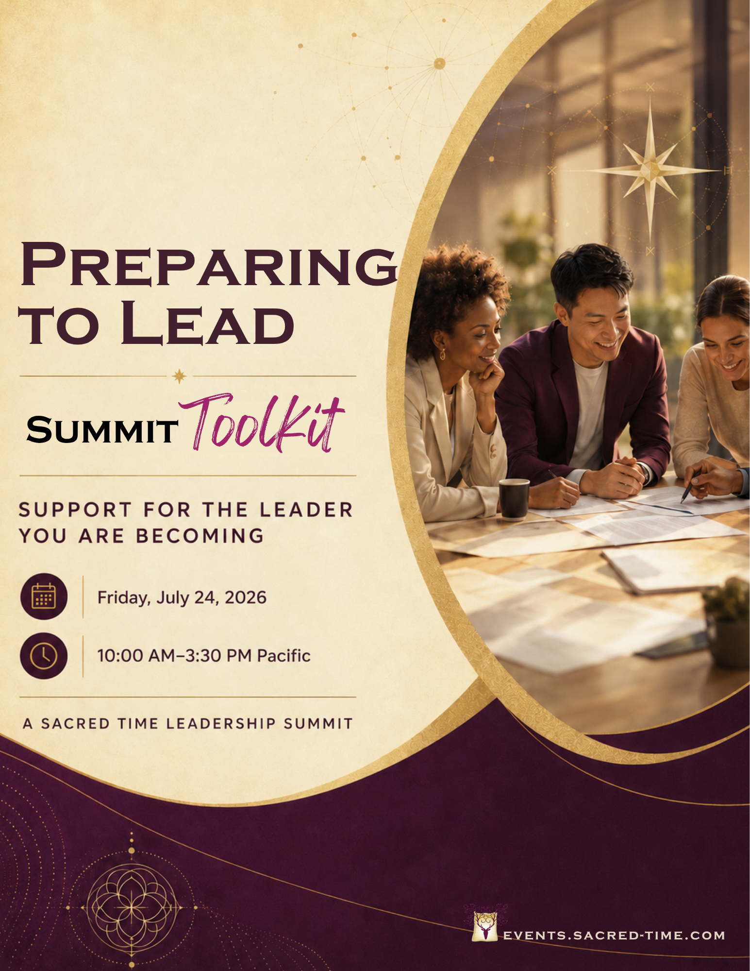 Download the Summit Toolkit here: https://www.linkto.sacred-time.com/Preparing-to-Lead-Toolkit  