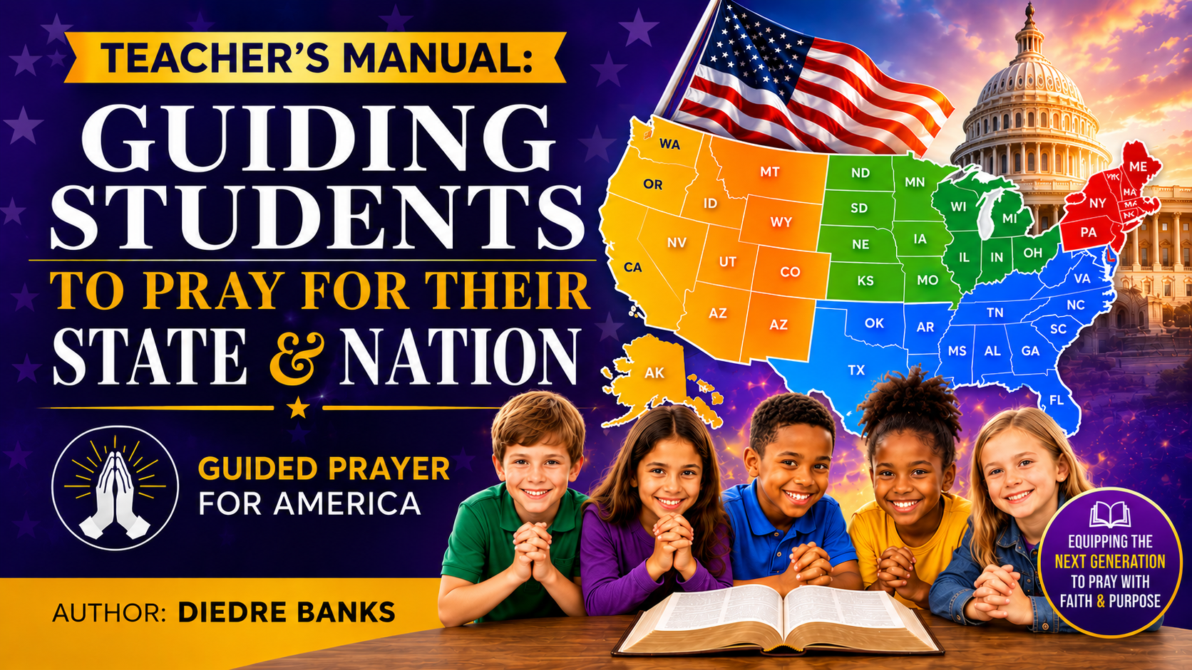 children praying