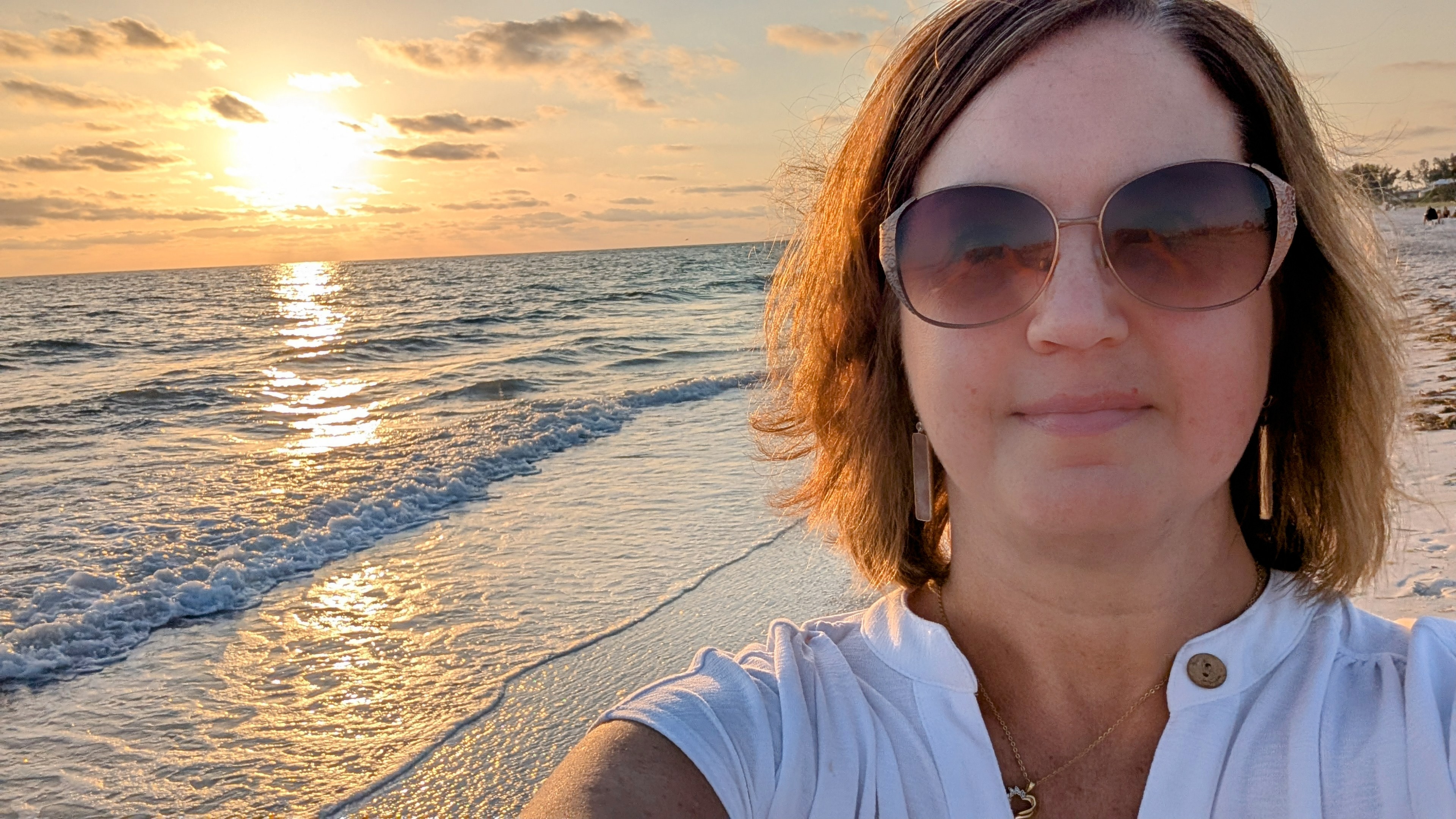 Me on the beach of Longboat Key