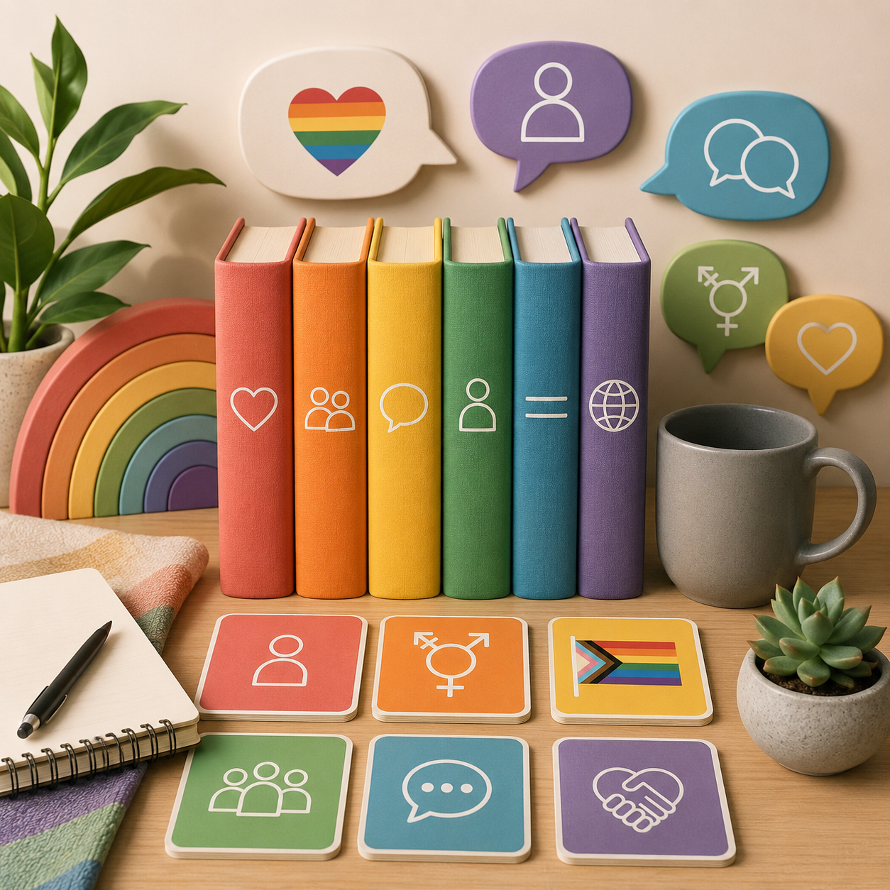 Color books to show inclusiveness