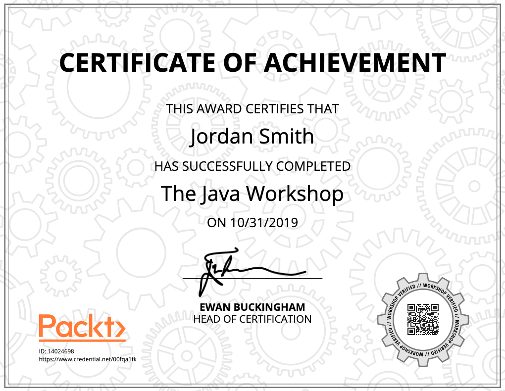 The Java Workshop