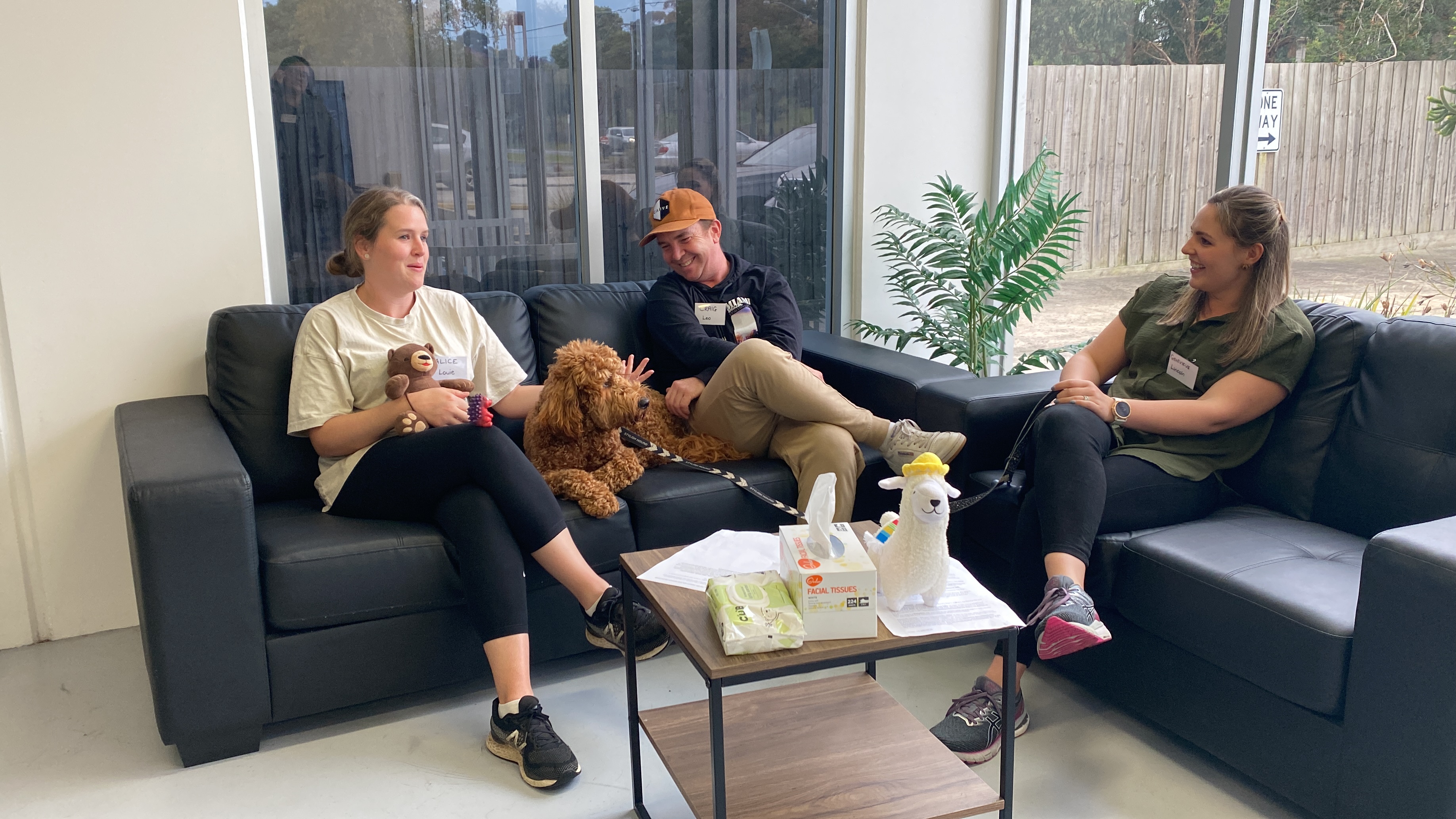 Learner therapy dog