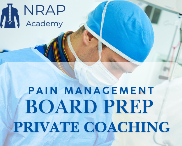 Private pain management board prep tutoring 