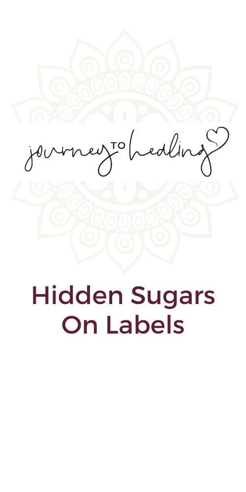 Parent reading labels with child